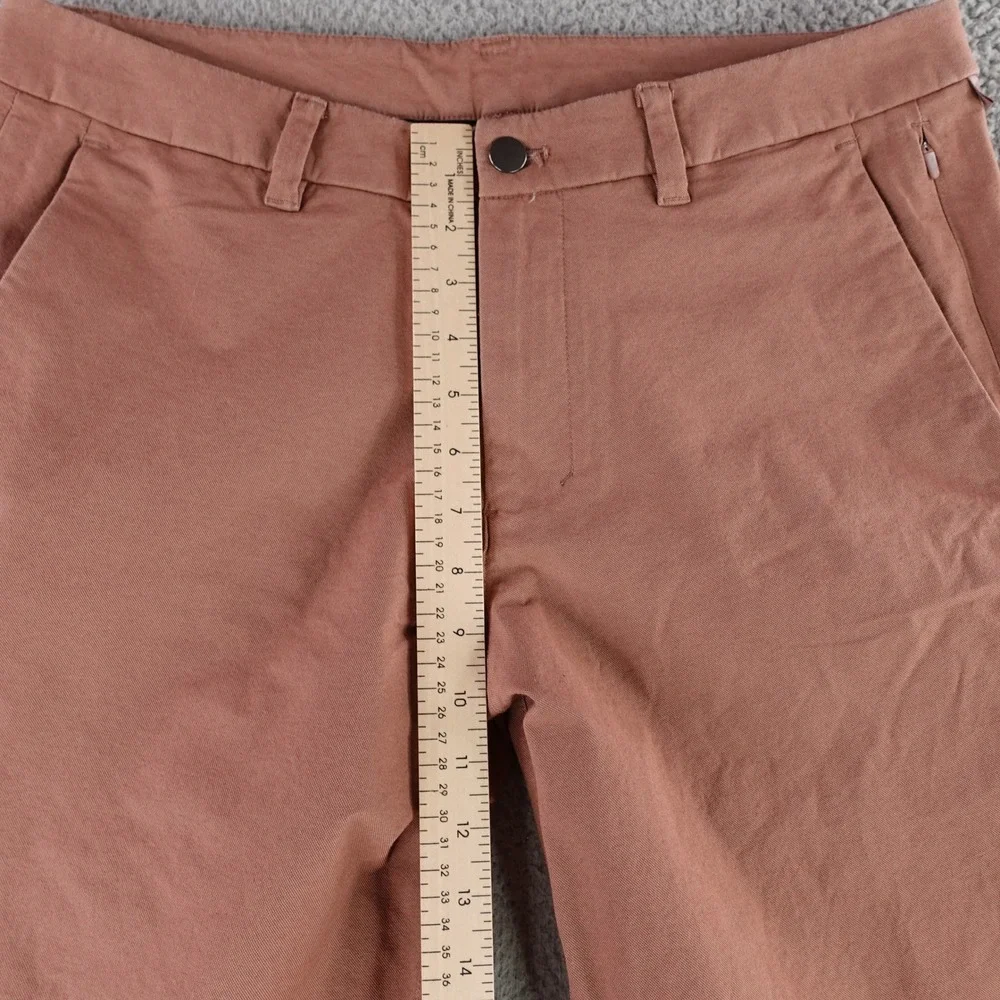 Lululemon Commission Slim Pant 34 Earth Dye Clay Cotton Blend ABC Pants LM5ACOS - Picture 7 of 9